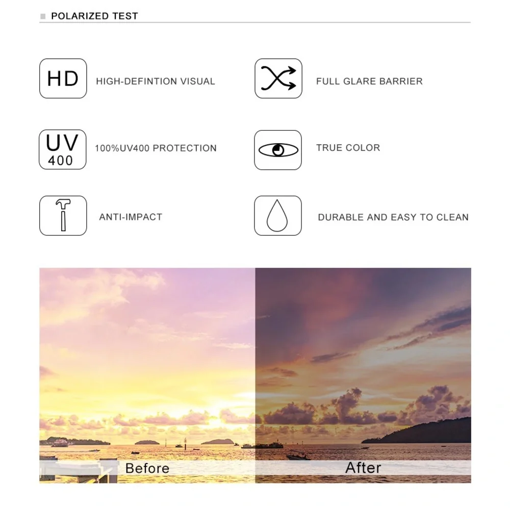 KINGSEVEN Handmade High Quality Black Walnut Sunglasses Polarized UV400 Shade - Picture 6 of 7